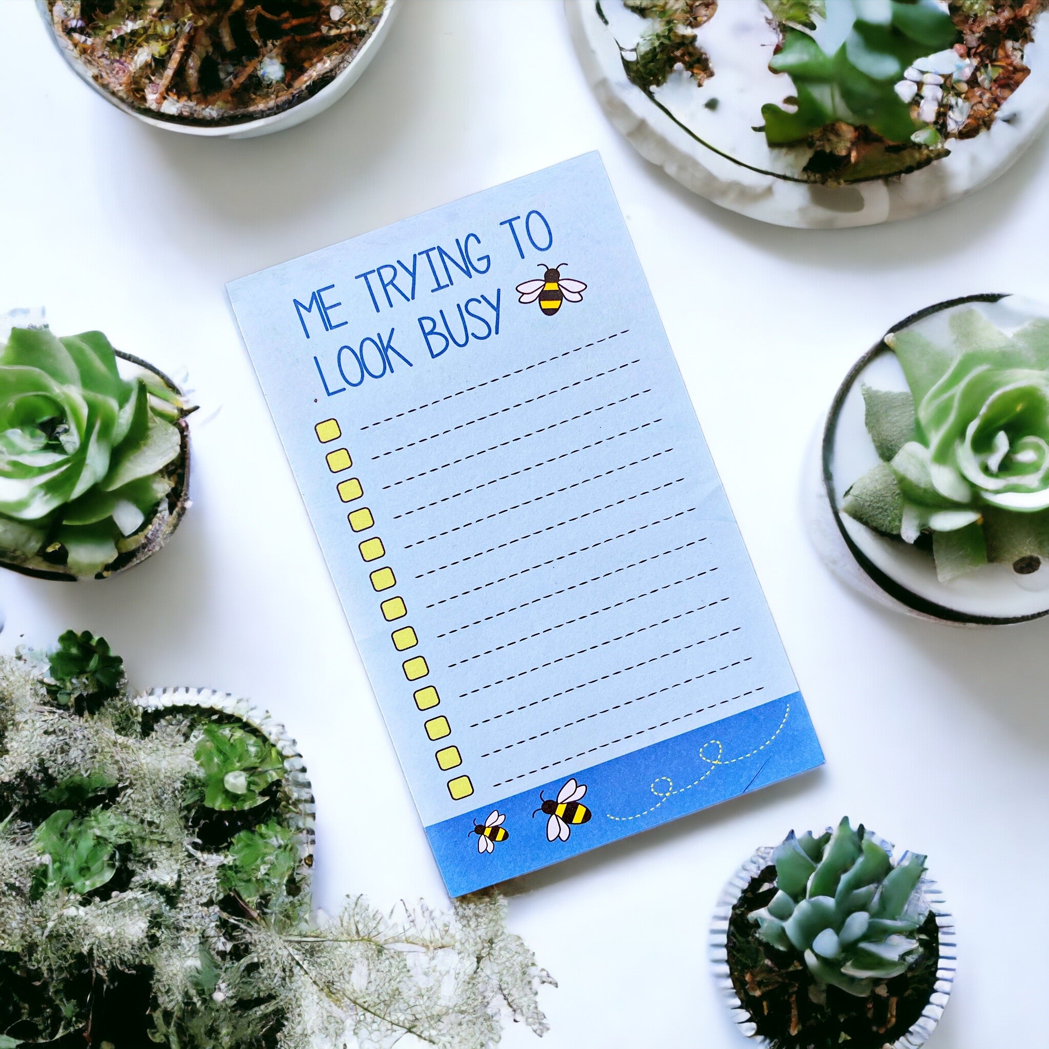 To-Do List – Me Trying To Look Busy | Fun & Relatable Task Notebook