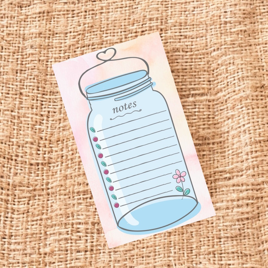 To-Do List – Mason Jar Notes | Cute & Functional Task Notebook