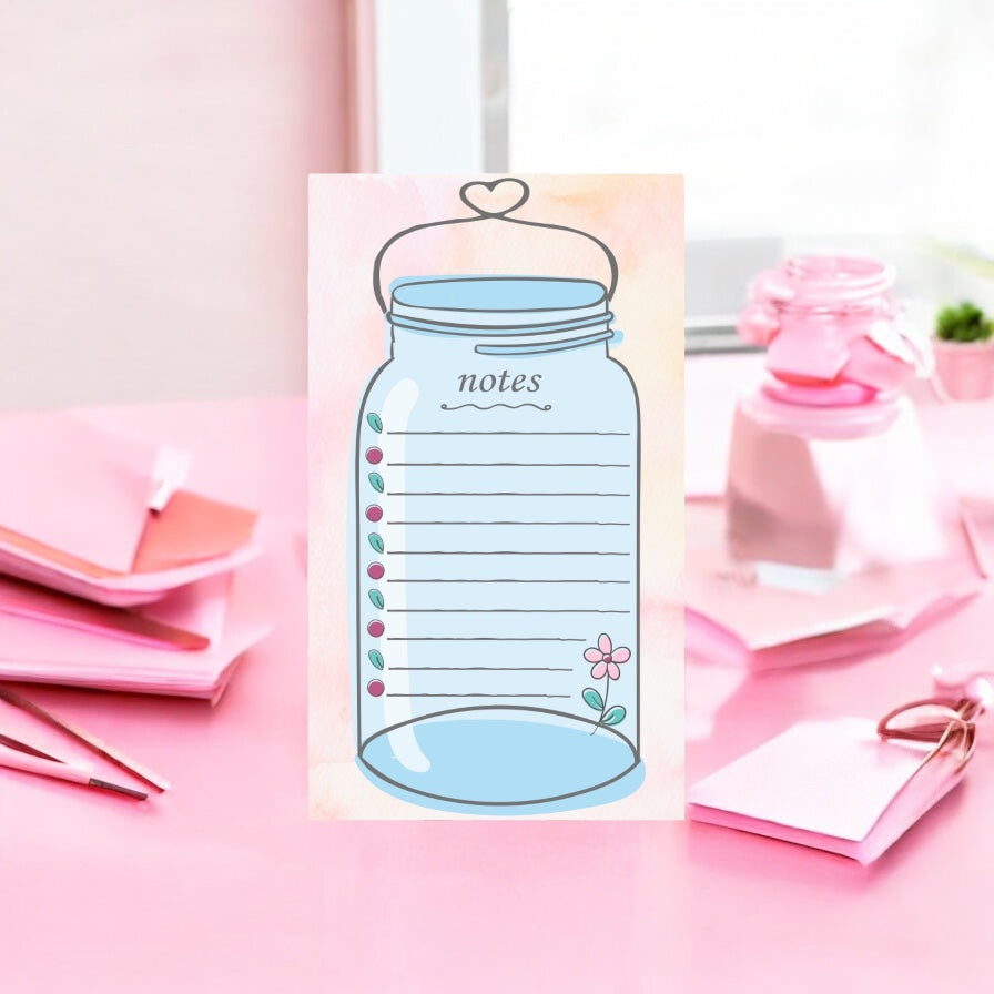 To-Do List – Mason Jar Notes | Cute & Functional Task Notebook