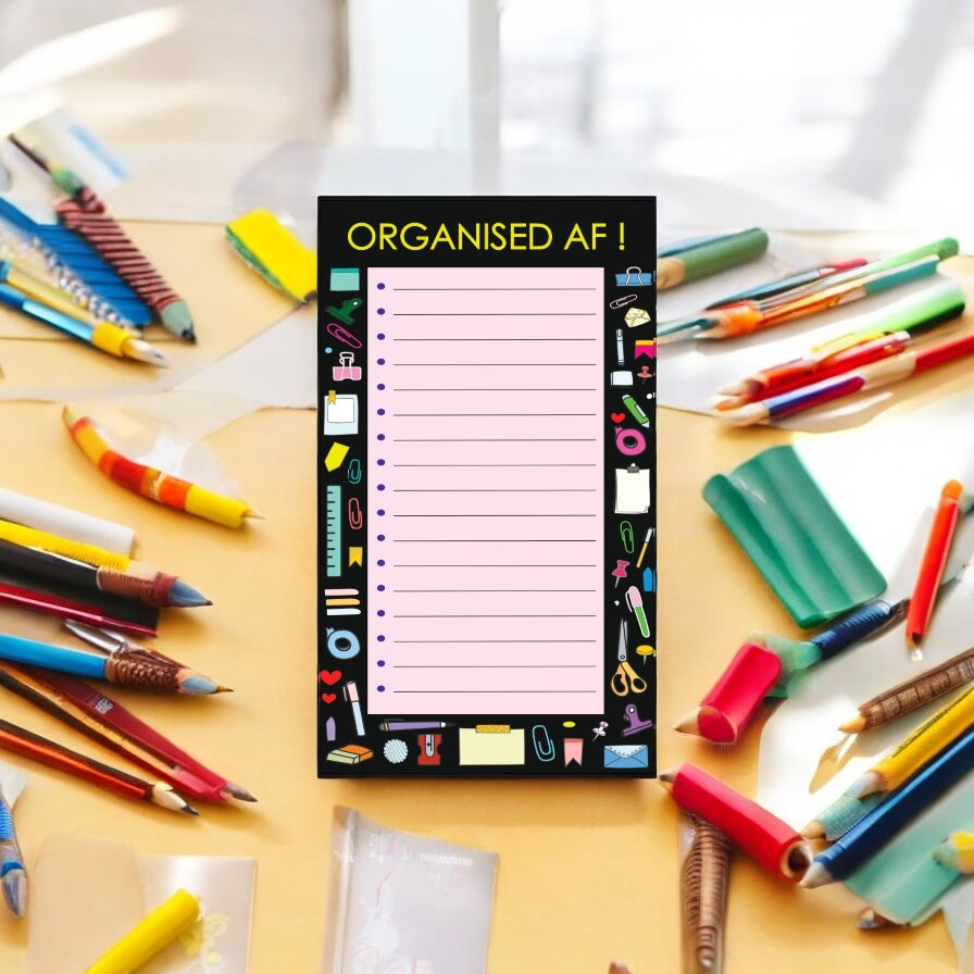 To-Do List – Organized AF | Bold & Motivational Task Planner