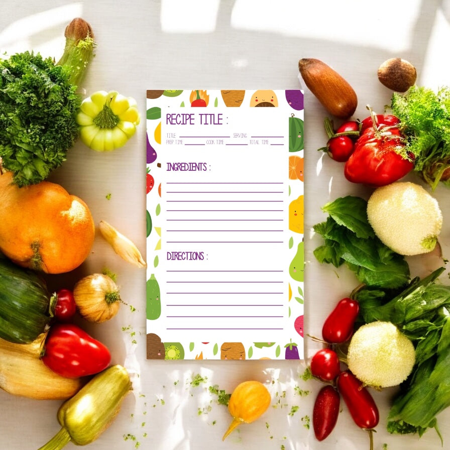 To-Do List – Recipe List | Fun & Functional Kitchen Planner Notebook