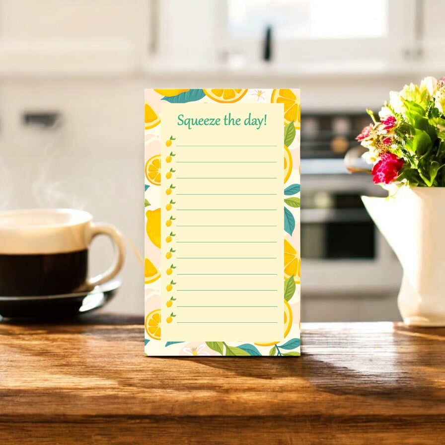 To-Do List – Squeeze The Day | Motivational & Fun Planner Notebook