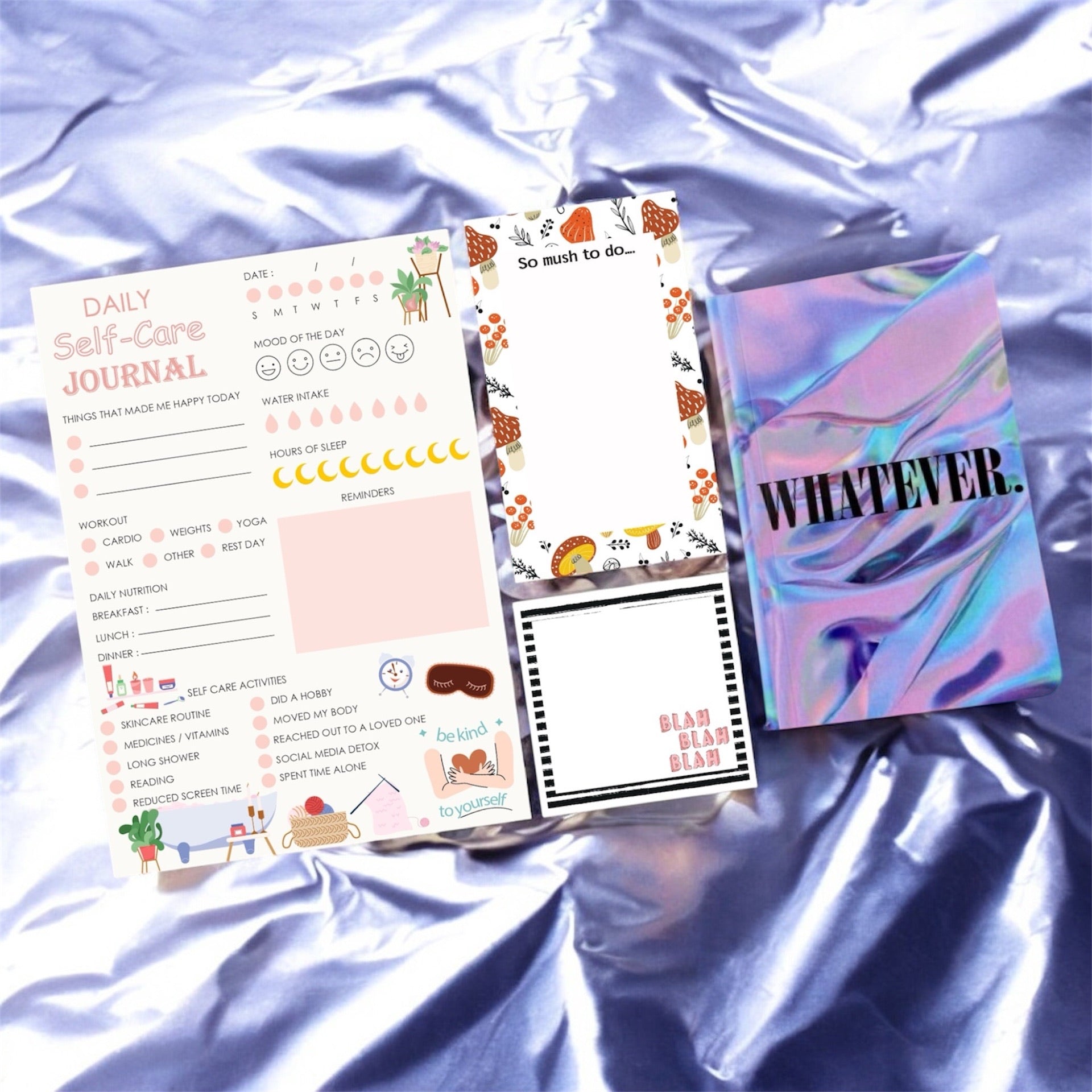 Ultimate Stationery Combo – Bare Minimum Self-Care Kit | Daily Planner & Selfcare Kit