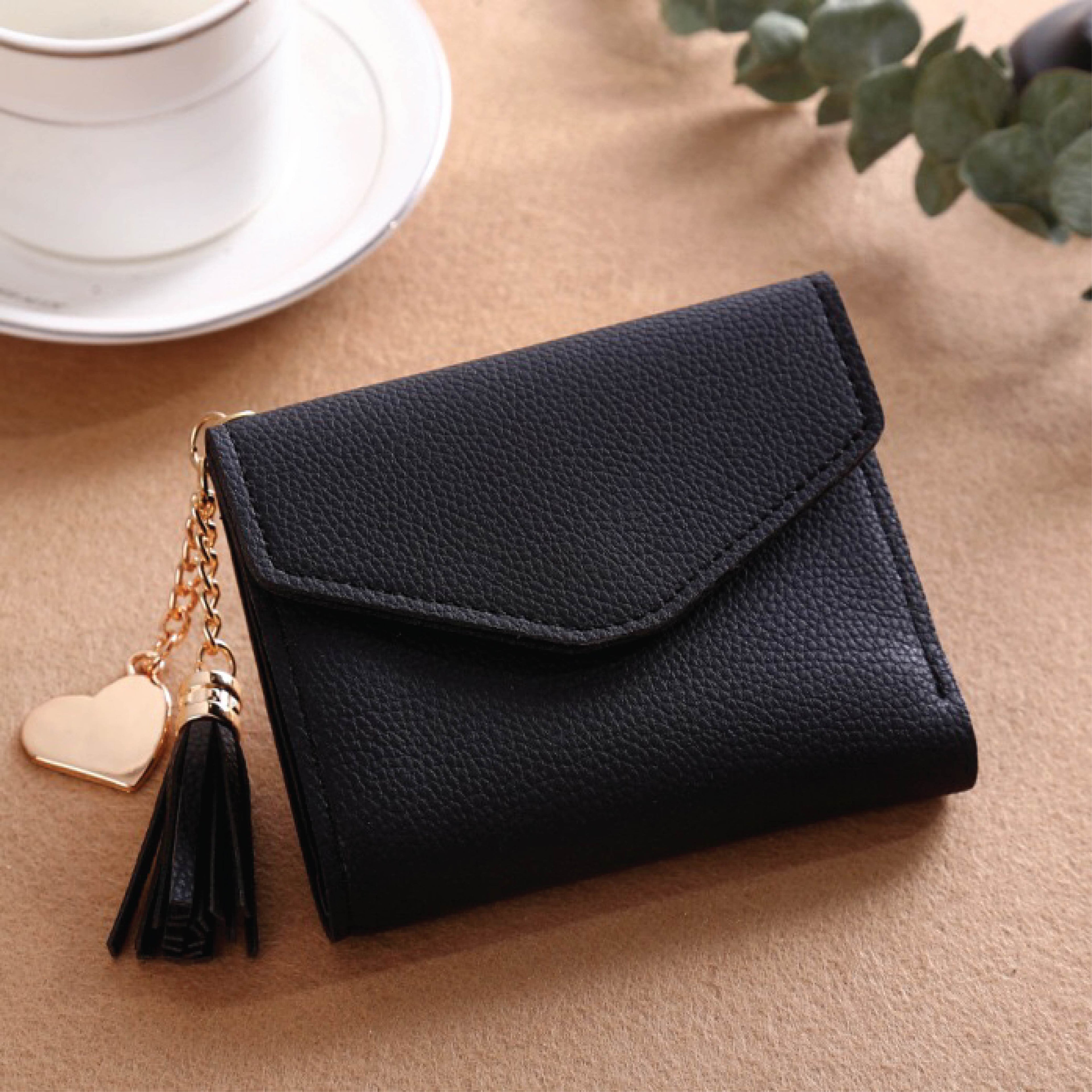Mother's Day Leather Wallet - Ebony